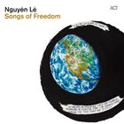 "Nguyên Lê Songs of Freedom. 'DOES THE SUN NEVER SET THERE?' Gemälde der Erde umgeben von schwarzem Kreis."