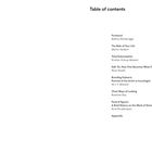 Inhaltsverzeichnis mit folgenden Punkten: Vorwort, The Ride of Your Life, Total Subsumption, Self, Branding Fujiwara, (Two) Ways of Looking, Fakten und Zahlen, Anhang.