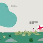 Ich mag Blumen. Vor allem die gelben. Nun, ohne Würmer gäb’s keine Blumen. Und auch keine Bienen. Illustration mit Dinosaurier.