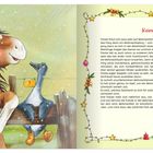 1. DEZEMBER. Keine Lust auf Weihnachten? Bitte nicht füttern. Motiv: Pony mit Schal und Gans auf einem Hof.