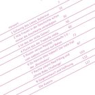 "Inhalt" oben. Kapitelnummern und Titel in diagonalem Pink. Vorwort, 8 Kapitel, Die Autorin. Nummern rechts.