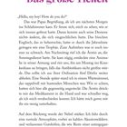 Seite 15: "Das große Ticken". Kapitel beginnt mit einer Begrüßung des Vaters, folgt einem Arztbesuch und einer düsteren Rückfahrt.