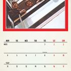 Kalenderblatt mit "The Beatles / 1962-1966", Januar 2027. Vier Männer schauen über ein Geländer nach unten.