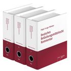 Drei dicke Ordner mit der Aufschrift "Deutsches Betäubungsmittelrecht Kommentar", nummeriert mit 1, 2 und 3.