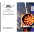 "Mango-Chutney Rezept; Zutaten: 200 g Mango, 30 g Vollrohrzucker, 1 TL Paprikapulver, 100 ml Weißweinessig; Zubereitung: siehe Text."