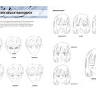 Eine Illustration mit verschiedenen männlichen und weiblichen Gesichtsausdrücken und Beschriftungen wie "wütend" und "erfreut".