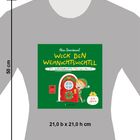 "Weck den Weihnachtswichtel: Ein Weihnachts-Mitmachbuch. 2-4 Jahre." zeigt einen fröhlichen Wichtel vor einer Tür.