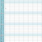 Kalender für Januar 2027, farblich in Blau und Weiß gestaltet, mit Spalten und Kästchen für jeden Tag.