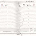 Planerseite für Januar 2027, Tage 1–3, mit Stundenraster, Wochennummer 53, Kalenderübersicht rechts unten.