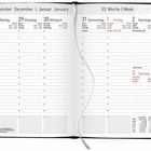 Zweiwöchiger Kalender, Daten: 28. Dez. 2026 - 3. Jan. 2027. Enthält Tagesnamen und Spalten für Notizen. Jahr 2027 oben sichtbar.