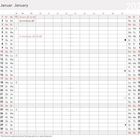 Kalender für Januar 2027. Wochen- und Tagesaufteilung, Feiertage: Neujahr (1.), Heilige Drei Könige (6.).