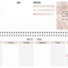 „To Do“, „Ideen“, „Prioritäten“, „März 2027“, Zitat: „Es ist, wie es ist. Aber es wird, was du daraus machst.“ Kalenderlayout.