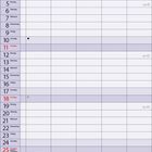 Kalender für Oktober 2026. Enthält Wochentage, Daten und Kalenderwochen. Highlight von Feiertagen in Rot.