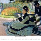 Januar 2023: Illustration von zwei Personen auf einer Parkbank, sie ist in einem auffälligen, eleganten Kleid.