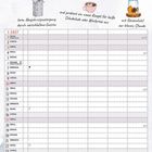 Text: "Macht's euch schön im Januar" und "beim Schlittschuhlaufen unterm Winterhimmel". Ein Kalender mit Illustrationen.