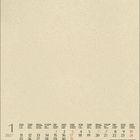 Kalenderblatt für Januar 2027. Wochentage und Daten in kleiner Schrift unten, viel leerer Platz oben.