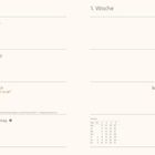 Kalender: Januar 2027, Woche 1. Tage: Montag 4 bis Sonntag 10, mit Notizenbereich. Feiertag am 6., Heilige Drei Könige.