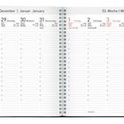 Kalender, Woche 53, 2027, zeigt Tage von Montag, 28. Dezember bis Sonntag, 3. Januar, mit Stundenplan.