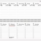Kalender für die 1. Woche 2027, von Montag, 4. Januar bis Sonntag, 10. Januar. Enthält Tageszeilen und leere Notizfelder.
