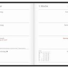 Januar, 1. Woche, 2027. Montag 4 bis Sonntag 10. Feiertage am 6. Januar. Kalender für Notizen, kleines Monatskalenderfeld.
