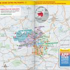 Text: "DEINE EXTRA FALTkarte", "MARCO POLO TOP-HIGHLIGHTS", "APP DOWNLOADEN...". Illustration: Landkarte der Steiermark.