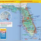 DEINE EXTRA FALTKARTE, Marco Polo Top-Highlights, App herunterladen. Eine detaillierte Landkarte von Florida mit markierten Sehenswürdigkeiten.