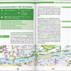 "2 PHILOSOPHENWEG UND NECKARUFER" und "ERLEBNISTOUREN" sind Überschriften. Eine Karte zeigt Wege am Neckar.