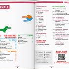 "Inhalt" steht oben groß auf beiden Seiten. Links: Inselkarten und Urlaubsplaner. Rechts: Erlebnistouren, Wissen, Highlights.