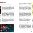 THE LOST VIKINGS (1993) SYSTEM: SNES / MEGA DRIVE / PC / AMIGA / GBA / PS4 / XBOX ONE / SWITCH. Drei stark bewaffnete Wikinger in bunter Kleidung.