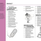 Inhalt, Berater: Derek Harvey, Jo Locke, genetische Themen, Illustrationen von Mikroorganismen und Mäusen.