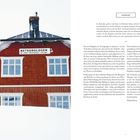 Links ein rotes Gebäude mit "METEOROLOGEN SKI LODGE - RIKSGRÄNSEN - LAPPLAND". Rechts ein Text mit der Überschrift "Vorwort".