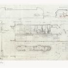 Technische Zeichnung mit Notizen, Entwürfen und Maßen. Oben steht "Episode IV: Eine neue Hoffnung".
