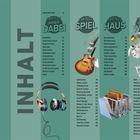 In der Mitte steht groß "INHALT". Kapitel 1: IMMER DABEI. Kapitel 2: SPIEL. Kapitel 3: HAUS. Kapitel 4: UNTERWEGS. ANHANG.