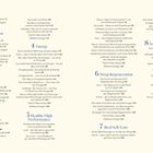 Einleitung, Kapitelüberschriften: 1 Living well today, 2 Body, 3 Mind, 4 Energy, 5 Healthy High Performance, 6 Deep Regeneration, 7 Real Self-Care, 8 Your Art of Living well. Seitenzahlen am Rand: 4/5. Vertical: INHALTSVERZEICHNIS.