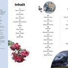 Inhalt: Was ist Wetter?, Jahreszeiten, Hagelschauer, Klimawandel. Links rote Rosen, oben Erde und Satellit, rechts Hagelkörner.