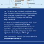 Reise Know-How | New Zealand · Neuseeland. Karte mit Pazifik und Tasman Sea. Texte über Kartenprojekt und Kontaktinfo.