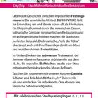 Reiseführer: Stadtführer Dubrovnik. Lebendige Geschichte, Festungsmauern, malerische Altstadt, Nachtleben, Badeplätze. Karte oben links.