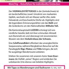 Reiseführer - Vierwaldstättersee, Luzern; Highlights: Rütli, Wilhelm Tell. Tipps zu Wanderungen und Radtouren. Illustration.