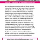 "CityTrip – Stadtführer für individuelles Entdecken" steht oben. Es gibt eine Karte von Spanien und Portugal und bunte Häuser am Flussufer.