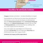 Reiseführer für individuelles Entdecken. Uruguay intensiv kennenlernen. Entdecken Sie Uruguay auf Ihre eigene Weise! Karte Südamerikas.