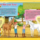 Das sind Bibi und Tina! Beschreibt Abenteuer auf dem Martinshof mit Pferden. Bibi Bloksberg und Tina Martin im Pferdestall.