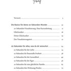 Inhalt mit Kapitelüberschriften und Seitenzahlen: Vorwort (5), Grundlagen der 20-Sekunden-Technik (10), Liebe (25).