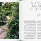 SQUARE ROGER-STEPHANE. Adresse: 7 Rue Juliette Récamier, 75007. Öffnungszeiten: 9.00/9.30–20.30 Uhr. Metro: Sèvres – Babylone. Links ein grüner Park mit geschwungenem Weg und Steinmauer. Rechts Textbeschreibung.