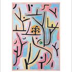 KLEE, Park bei Luzern, 1938. Bunte abstrakte Formen und Linien.