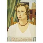 Text: "Retrato de Mrs. Jean Wright pintado en enero de 1931 en la ciudad de San Francisco, Cal."
Illustration: Frau mit kurzem Haar, Ohrringen.