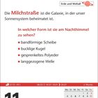 "Die Milchstraße ist die Galaxie, in der unser Sonnensystem beheimatet ist." Kalenderblatt: Montag, 11. Januar.