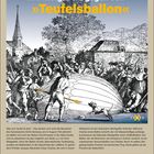 Mit Mistgabeln gegen den »Teufelsballon«  
Dezember/Januar 53. Woche  
28 Mo  
29 Di  
30 Mi  
31 Do Silvester  
1 Fr Neujahr  
2 Sa  
3 So

Illustration einer aufgebrachten Menge mit Mistgabeln um einen abgestürzten Ballon.