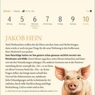 Kalender. Januar, 1. Woche, 4.-10. Tage. Text von Jakob Hein. Illustration: Schwein.