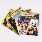 "Rhino und die Zahnfee" auf einem Buchcover mit Comicfiguren wie Spidey und Freunden. Bunte, fröhliche Gestaltung.