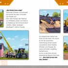 "Der Dreck muss weg!", verkündet Wheeler... "Das sieht ja aus wie neu, danke!" Links Tiere mit Schutzhelmen am Dach.